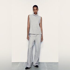 NWT Zara Turtleneck Top and Jogger Pants Set (Size L)